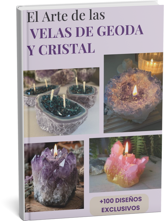 El Arte de las Velas Geoda y Cristal + 10 Bonus GRATIS! 🎁🎁🎁